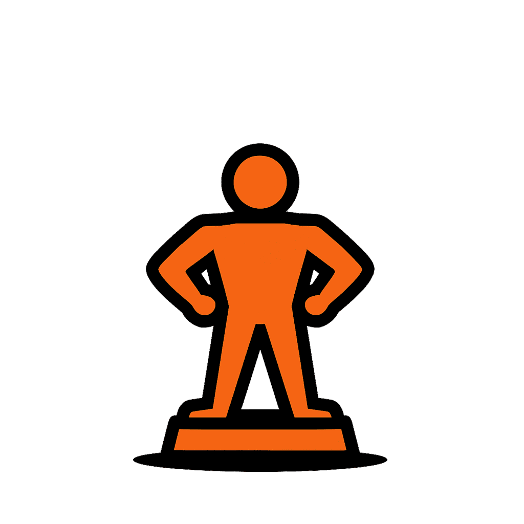 Figura stilizzata di un uomo